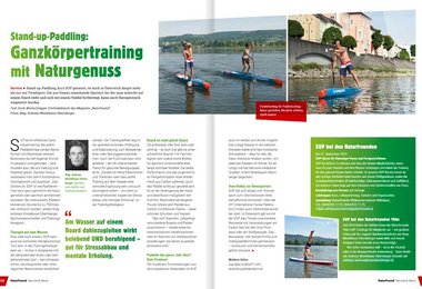 Stand-up-Paddling: Ganzkörpertraining mit Naturgenuss