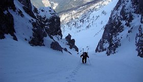 Skitour Koschutnikturm Ost Schlucht