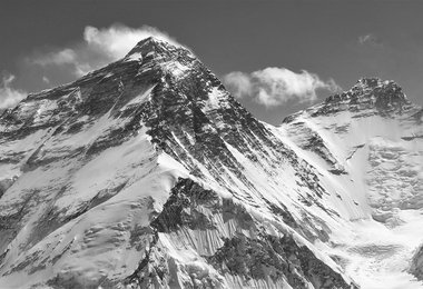 Mount Everest und Lhotse