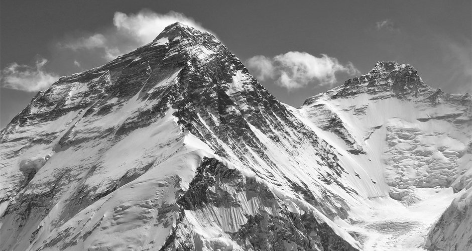 Mount Everest und Lhotse