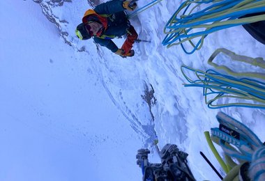 Korbinian nähert sich dem ersten Stand. Foto F. Miller