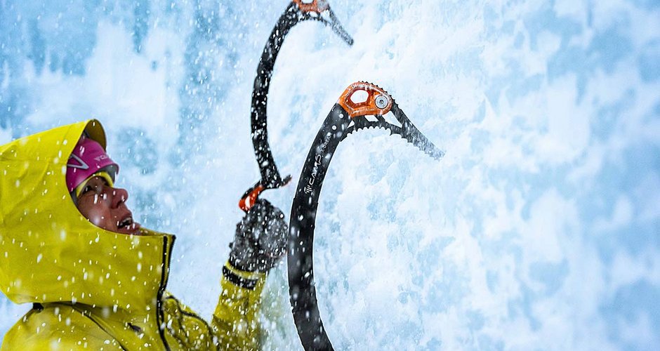 Unterwegs mit dem neuen X-Dream Eisgerät; Foto: Florian Czerny - Atelier Icarus