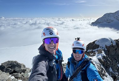 Die beiden Alpinisten Philipp Brugger und Lukas Waldner 