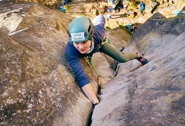 Anne Nicolin ist auch im Alpinkader NRW 3.0