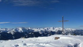 Auf dem Gipfel der Gerlossteinwand.