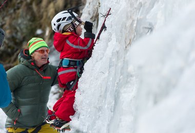 Eiskletterpark in Osttirol eröffnet