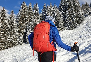 Der Ferrino Light Safe 20 ist mit seinem 20 Liter Volumen für Tagestouren gut geeignet.