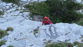 Tolle, raue Rillenplatten (Astrofant Reiteralpe).