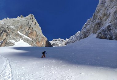 Aufstieg in den Julischen Alpen