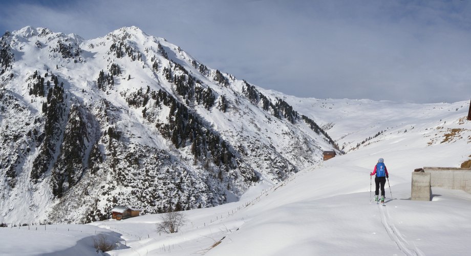 Auf dem Weg vor der Sidanalm.