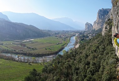 Klettern an der Parete San Paolo bei Arco