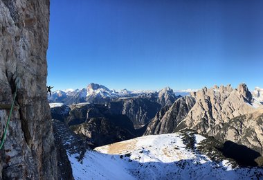 Vitto in der Cassin an der Westlichen Zinne (c) Simon Gietl