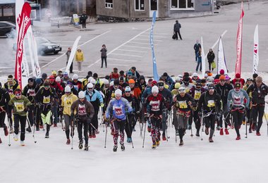 Start des SkyMarathon® in Azau (c) Red Fox