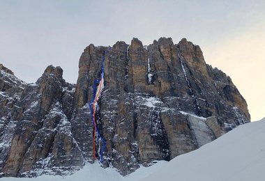 Cima Tosa - Selvaggia Sorte - Variante Papert / Lindič  (c) Luka Lindič 