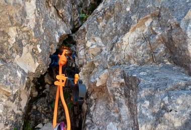 Angel Cam in nicht parallelen Riss