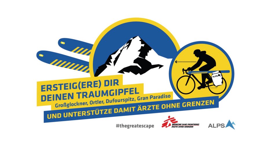 The Great Escape – Climb & Bike für die Ukrainehilfe von Ärzte Ohne Grenzen