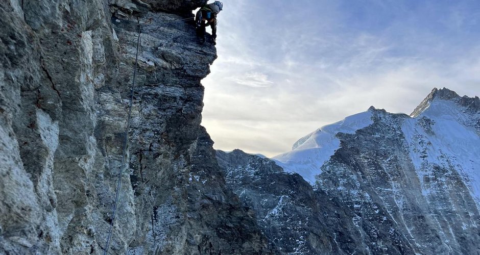 Erstbegehung Rottalhorn (3971m) Westwand