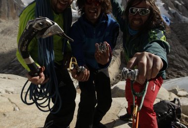 Andi Schnarf, Tommy Aguilo,  und Thomas Huber (c) Thomas Huber