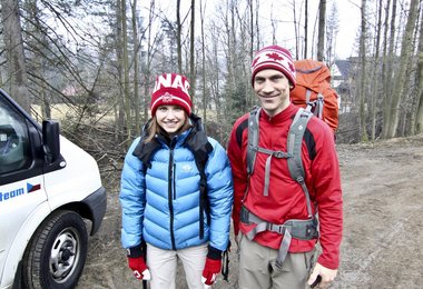 Nathan Kutcher und Lucie Hrozova