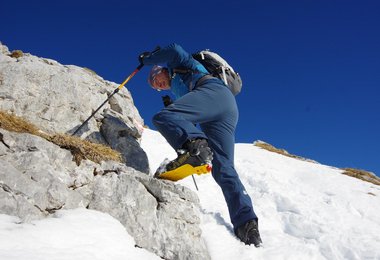 Die letzten Meter zum Gipfel