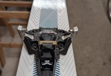 Fritschi-Xenic-12 - Vorderbacken-Die Pins und deren Fixierung funktionieren sehr präzise, fast magnetisch