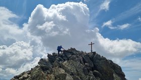 Die letzten Meter zum Gipfel