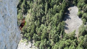 La via ferrata du Diable - Les Rois Mages - extrem ausgesetzt