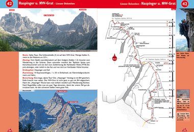 Musterseite aus "Klettern im leichten Fels"