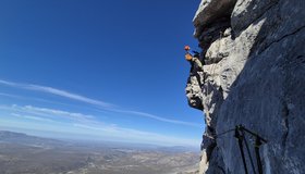 In der ausgesetzten Querung danach