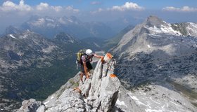 Schöner Grat, rechts das Seehorn.