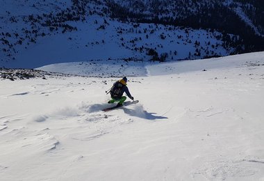 Der Völkl BMT 90 ist auf hartem Schnee eine Klasse für sich!