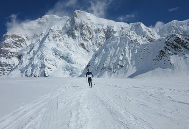 Karl Egloff Denali Rekord - beim Rekordlauf