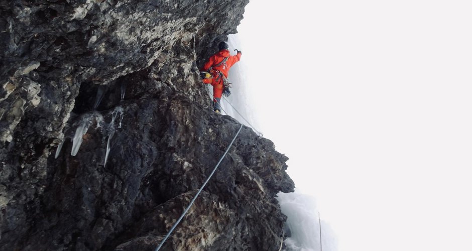 Simon Gietl in der Route Pandora (c) Vittorio Messini