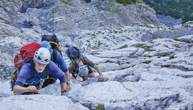 Steile Passage vor dem Appellplatz