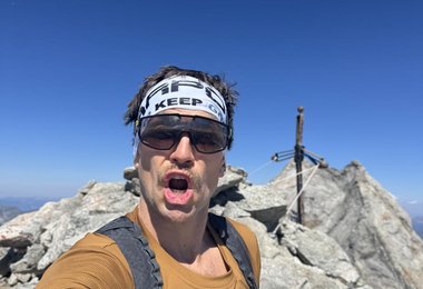 Martin on top of Fußstein - @MartinSieberer