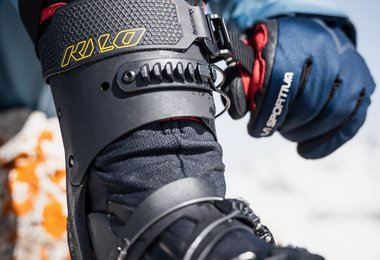 Der Powestrap ganz oben  - Test La Sportiva Kilo