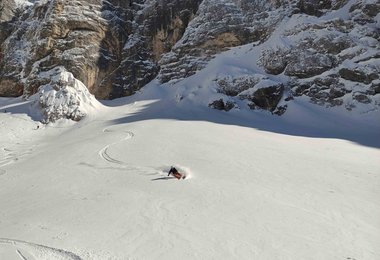 Test Movement Alp-tracks - Skitour vs. Freetour