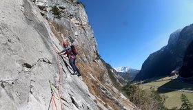 Die tolle Platte der 5ten Seillänge der Putzteufelswild