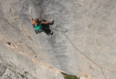 Barbara im "Silbergeier", Rätikon