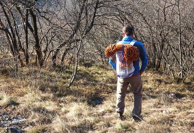 Der DB Weigh Lighter 25 L Rucksack liegt gut am Rücken