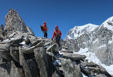 Unterwegs mit der Pacsmart Hosen in Chamonix