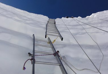 Aluleitern im Eisbruch