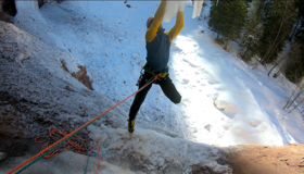 „Looking for footholds“ WI 7-  (c) Archiv Riegler