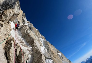 Heart of stone  Erstbesteigung von Ines Papert & Luka Lindič an der Westwand des Mount Huntington (c) Papert/Lindič 