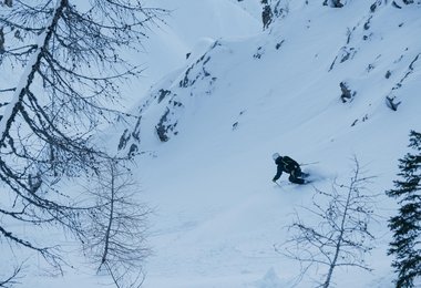 Jauken über Giessgraben (4.1, E2) bei guten Verhaaeltnissen ein Kinderspiel (c) Hannes Haberl