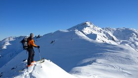 Rastkogel in Sicht