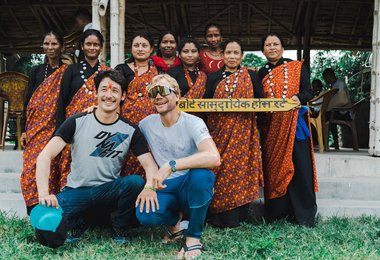 Himlung Himal Expedition Benedikt Boehm und PrakashSherpa Sept2022 © Mountainfilmcrew 